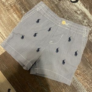 Infant boy polo shorts